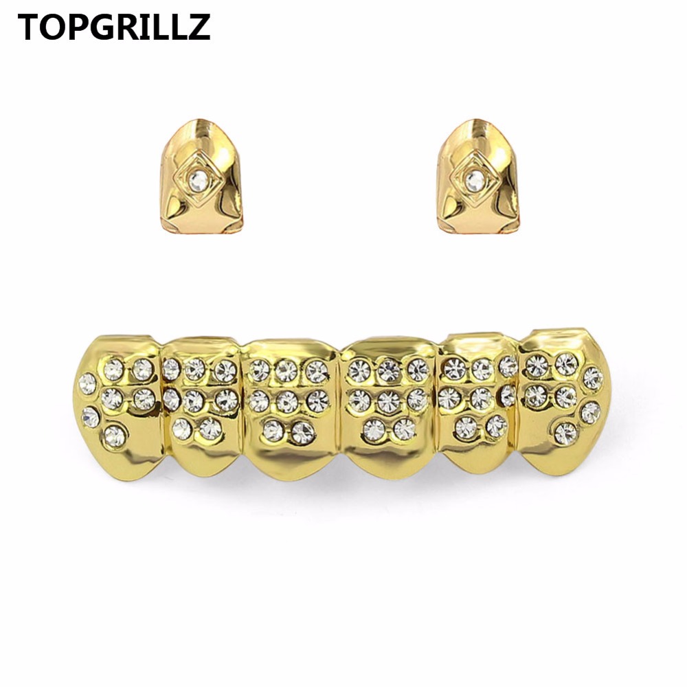 Yellow Body Jewelry - TOPGRILLZ yeni açık sarı altın rengi