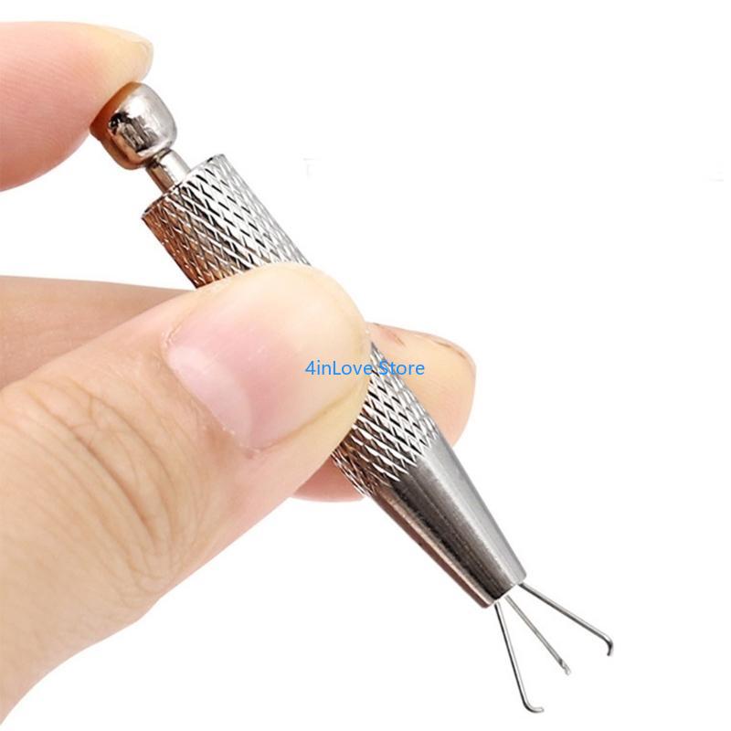 Body Jewelry Metal Types - T4MD şırınga tipi Quads Prong Küçük