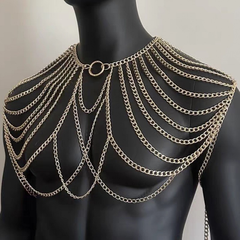 Body Jewelry Men - Erkekler için Vücut Zinciri Takı Langerie