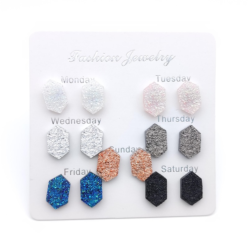 Body Jewelry Brands - Haftalık paslanmaz çelik saplama Mini reçine
