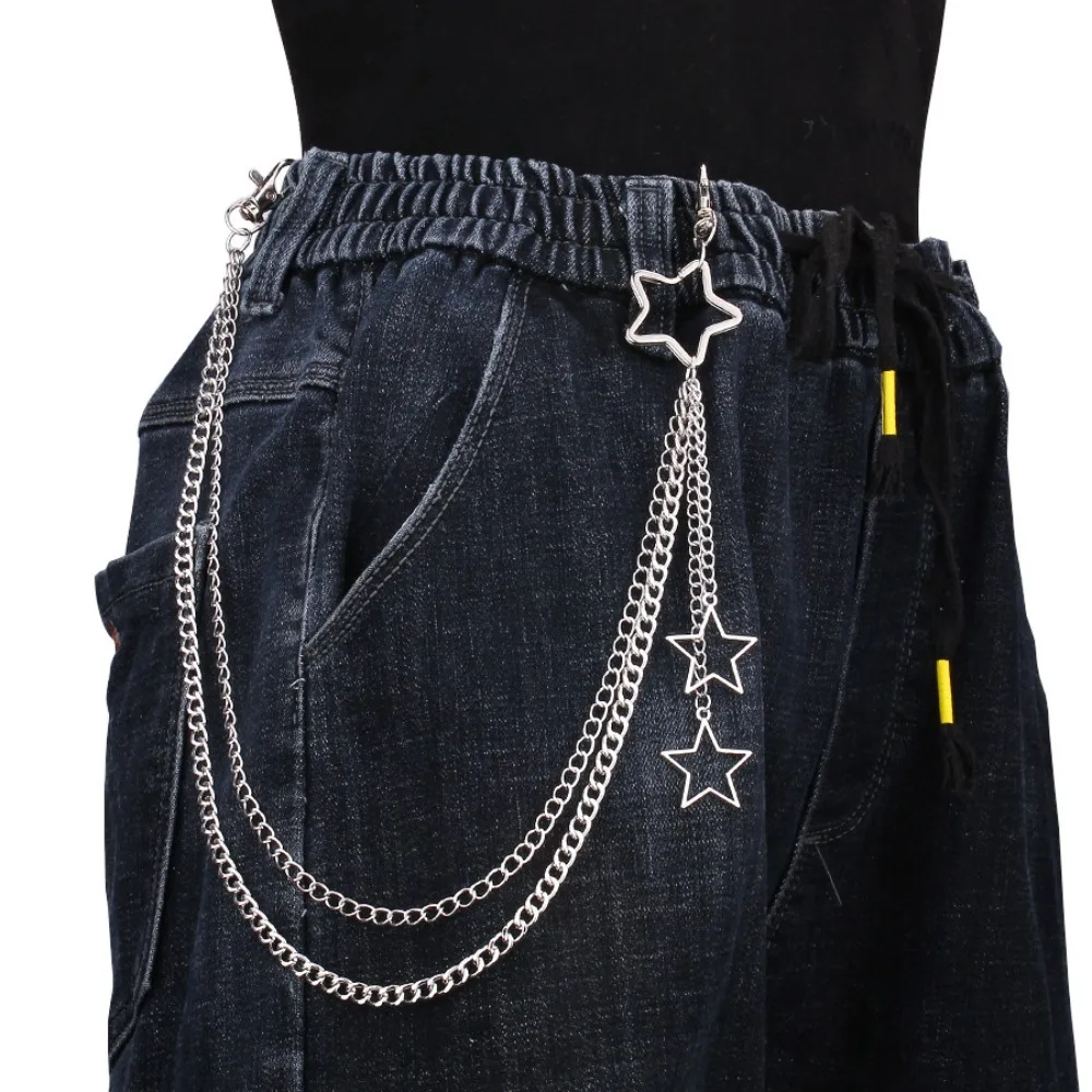 Body Jewelry Men - Charm Gümüş Renk Paslanmaz Çelik Hollow
