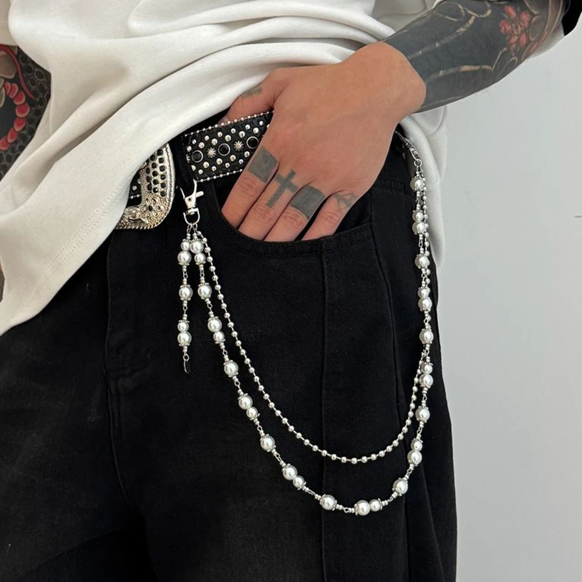 Body Jewelry Men - Ingemark 2025 Heves Benzersiz İmitasyon İnci