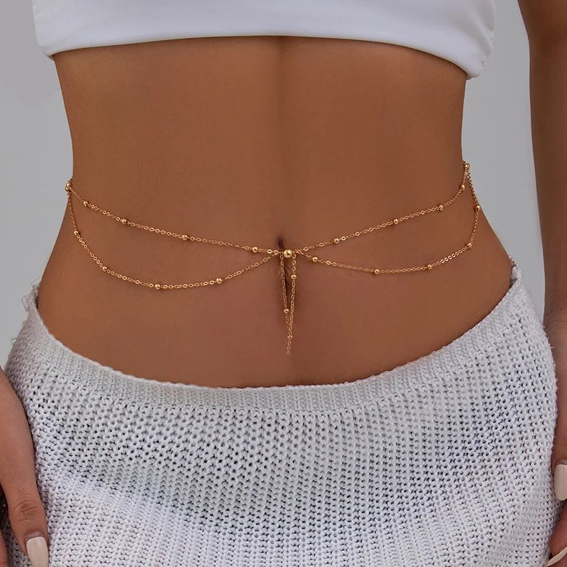 Qualiti Body Jewelry - KunJoe Çok Katmanlı Altın Rengi Ince