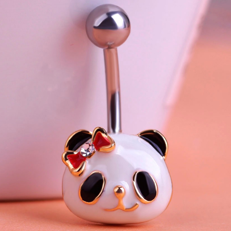 Body Jewelry Brands - zlxgirl moda kadın panda hayvan seks
