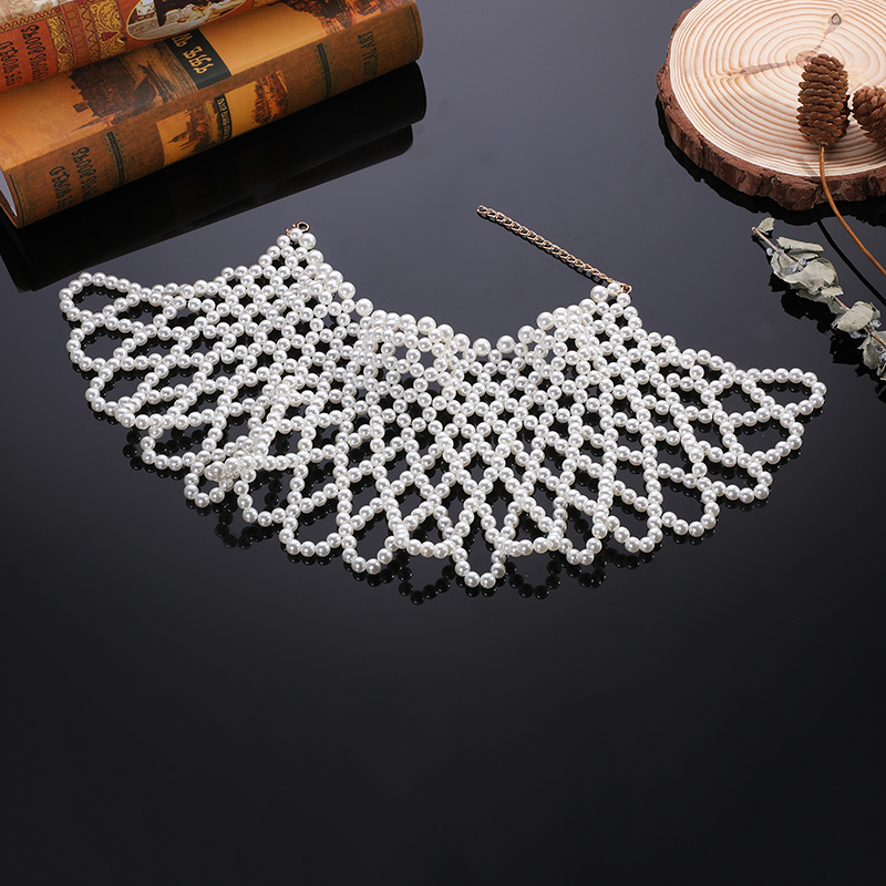Body Jewelry Brands - Moda kolye inci gelinlik omuz zinciri