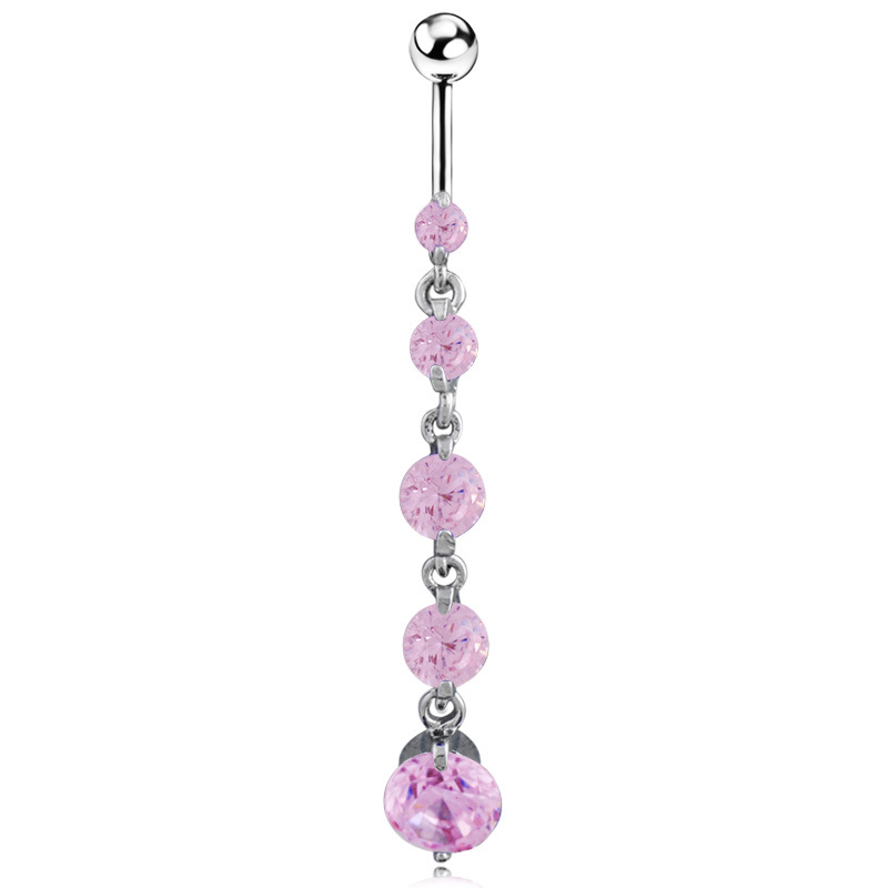 Body Jewelry Brands - 2023 marka uzun Rhinestone Piercing göbek