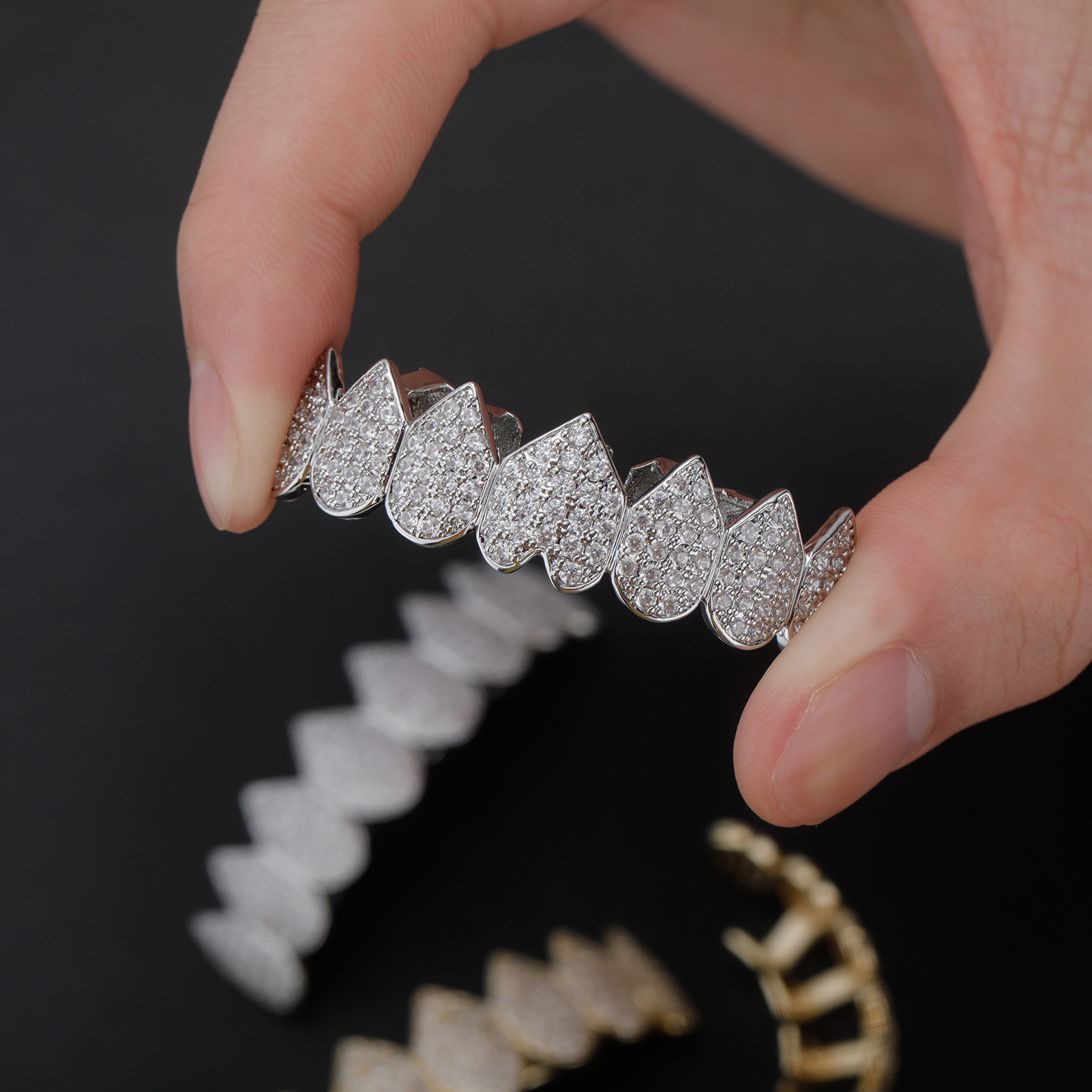 RACHELZ Hip Hop 8/8 buzlu Out  - Body Jewelry Men incelemesi ve fiyatı