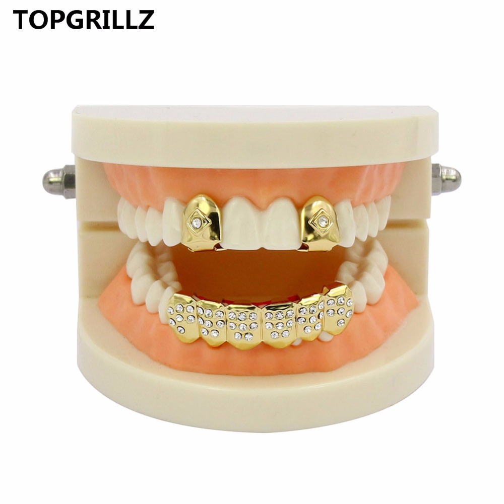 TOPGRILLZ yeni açık sarı altın - Yellow Body Jewelry incelemesi ve fiyatı