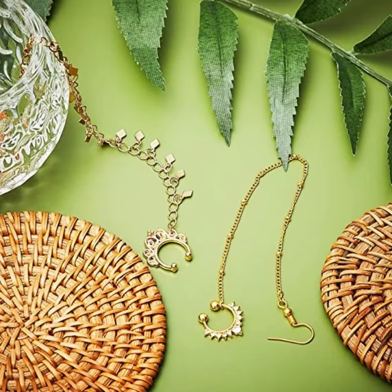 1 Adet/Set Sarı Altın Sahte Se - Yellow Body Jewelry incelemesi ve fiyatı
