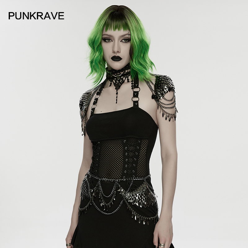 PUNK RAVE kadın Punk Alüminyum - Body Jewelry Metal Types incelemesi ve fiyatı