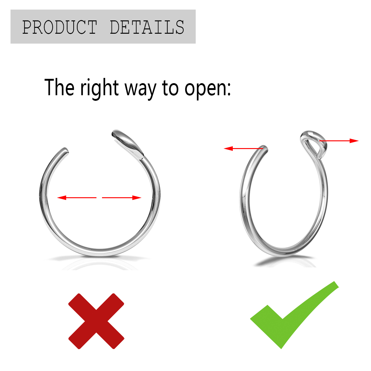 2 Adet Paslanmaz Çelik Kişiye  - Body Jewelry Metal Types incelemesi ve fiyatı