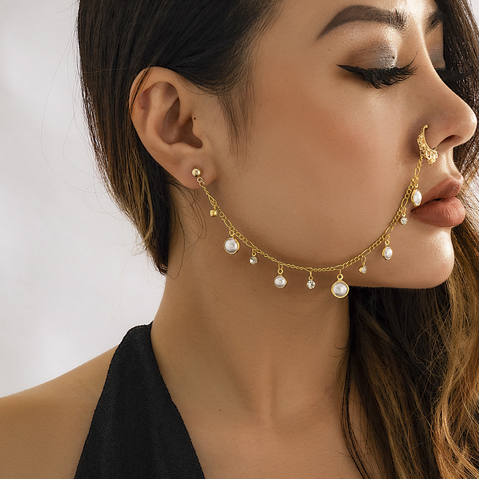 Hint altın rengi inci kelebek  - Body Jewelry Indian incelemesi ve fiyatı