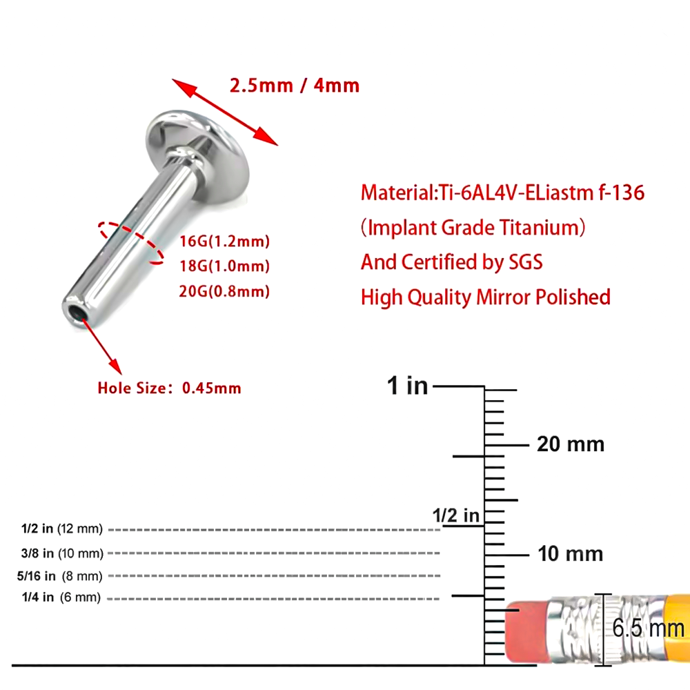 Yepyeni 10 Parça Set F136 Tita - Body Jewelry Brands incelemesi ve fiyatı
