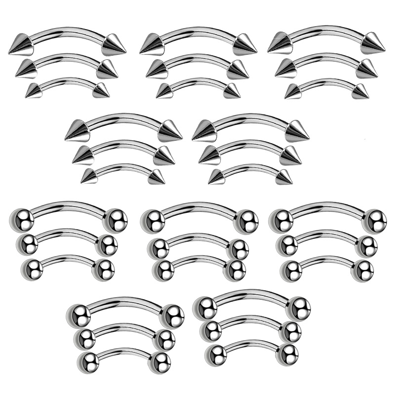 3/30 adet kaş Piercing takı ka - Body Jewelry Gauges incelemesi ve fiyatı