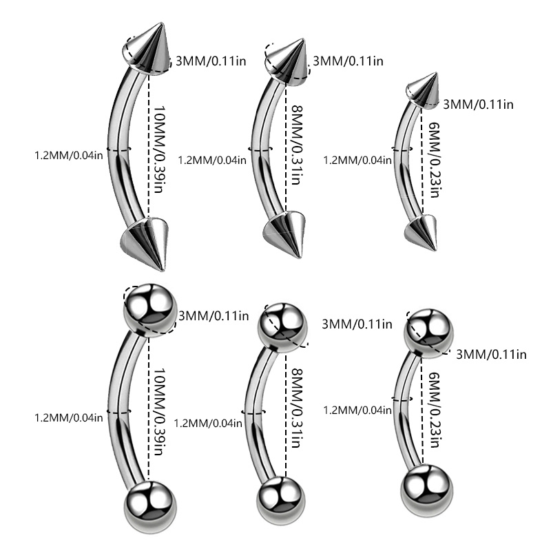 3/30 adet kaş Piercing takı ka - Body Jewelry Gauges incelemesi ve fiyatı