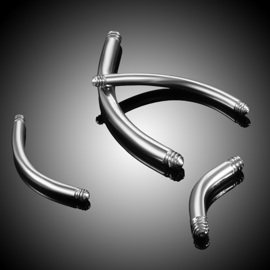 100 adet/grup çelik Piercing m - Body Jewelry Gauges incelemesi ve fiyatı