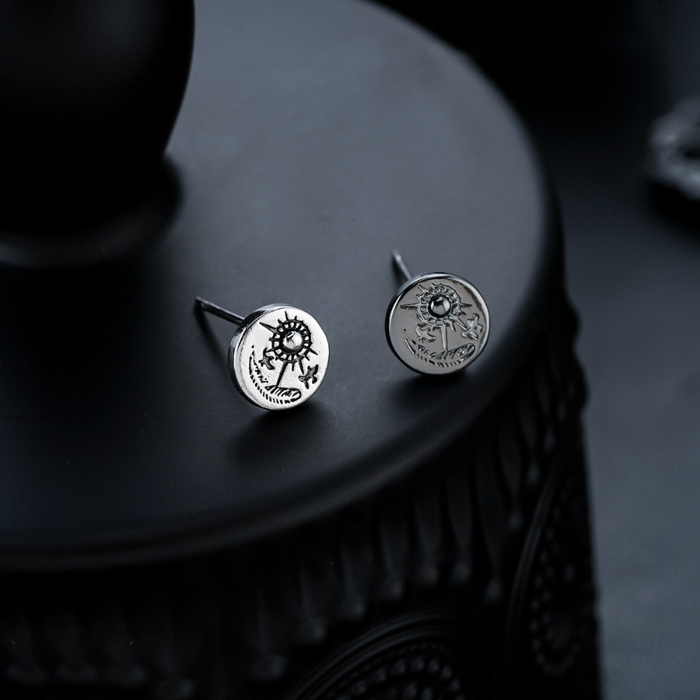 1 çift hint kartal saplama küp - Body Jewelry Indian incelemesi ve fiyatı