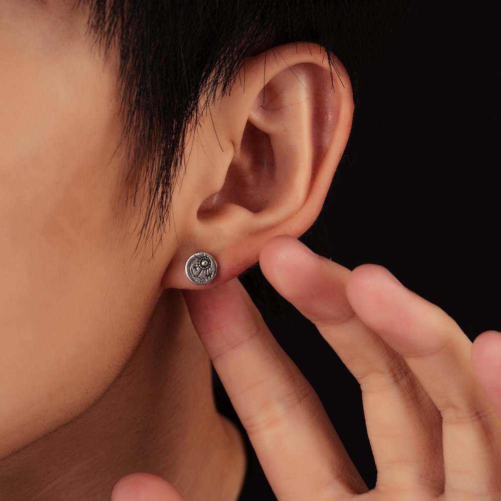 1 çift hint kartal saplama küp - Body Jewelry Indian incelemesi ve fiyatı
