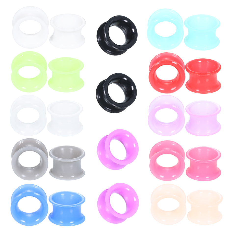24 Adet Silikon Yüksek Çift Ta - Body Jewelry Gauges incelemesi ve fiyatı