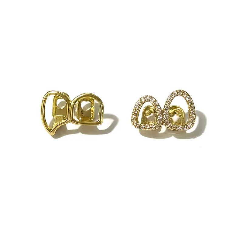 Hip-Hop Çift Boş Dişlerden Olu - Body Jewelry Men incelemesi ve fiyatı