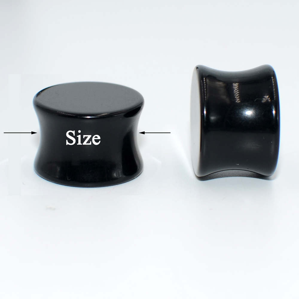 1 çift 3mm-50mm büyük boy katı - Body Jewelry Gauges incelemesi ve fiyatı