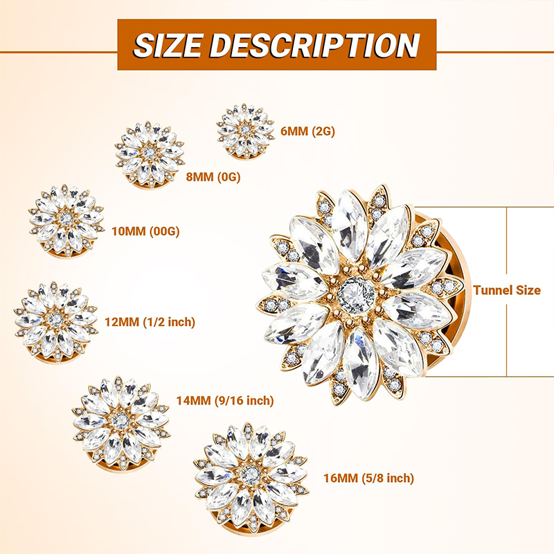 Kübik Zirkonyalı Kulak Tıkaçla - Body Jewelry Gauges incelemesi ve fiyatı