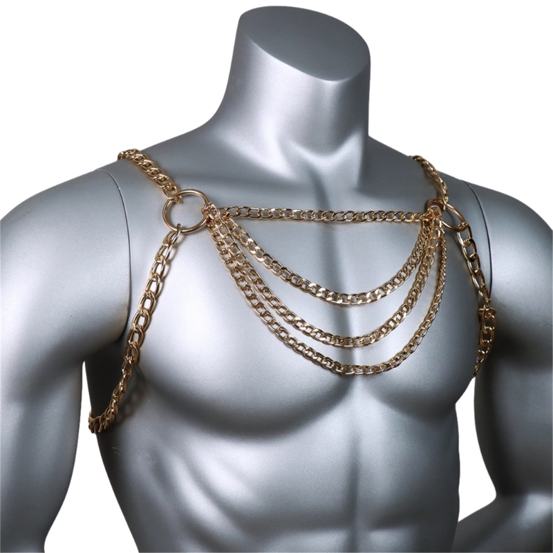 Erkek Seksi Metal Gövde Göğüs  - Body Jewelry Men incelemesi ve fiyatı