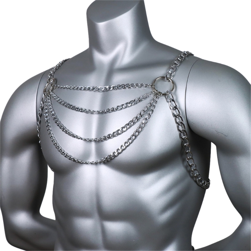 Erkek Seksi Metal Gövde Göğüs  - Body Jewelry Men incelemesi ve fiyatı