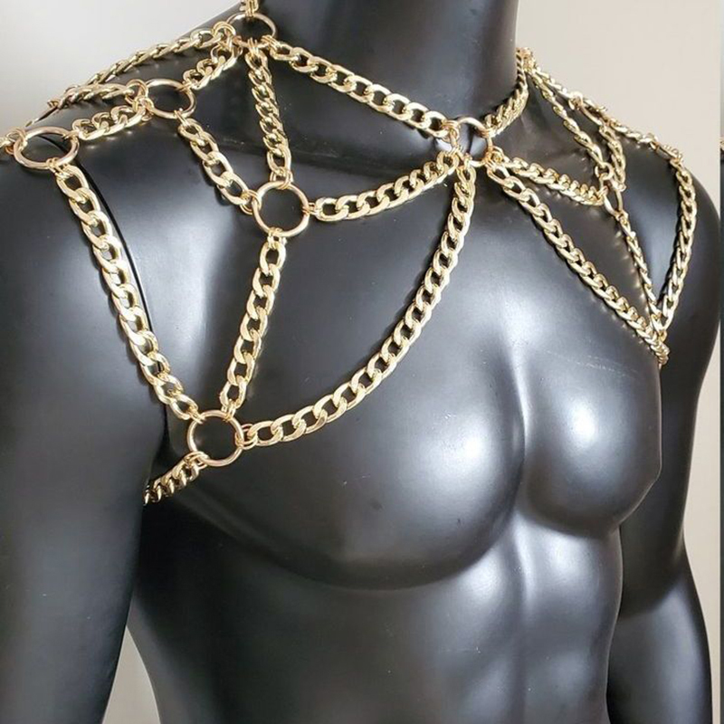 Punk Erkekler Omuz Vücut Zinci - Body Jewelry Men incelemesi ve fiyatı