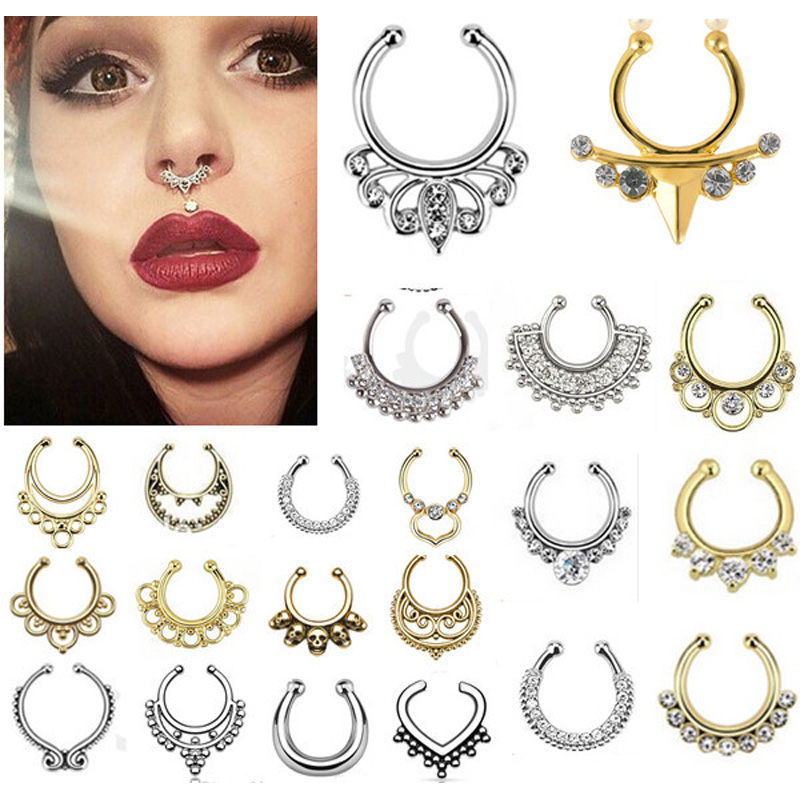 Hint kristal burun halkası kad - Body Jewelry Indian incelemesi ve fiyatı