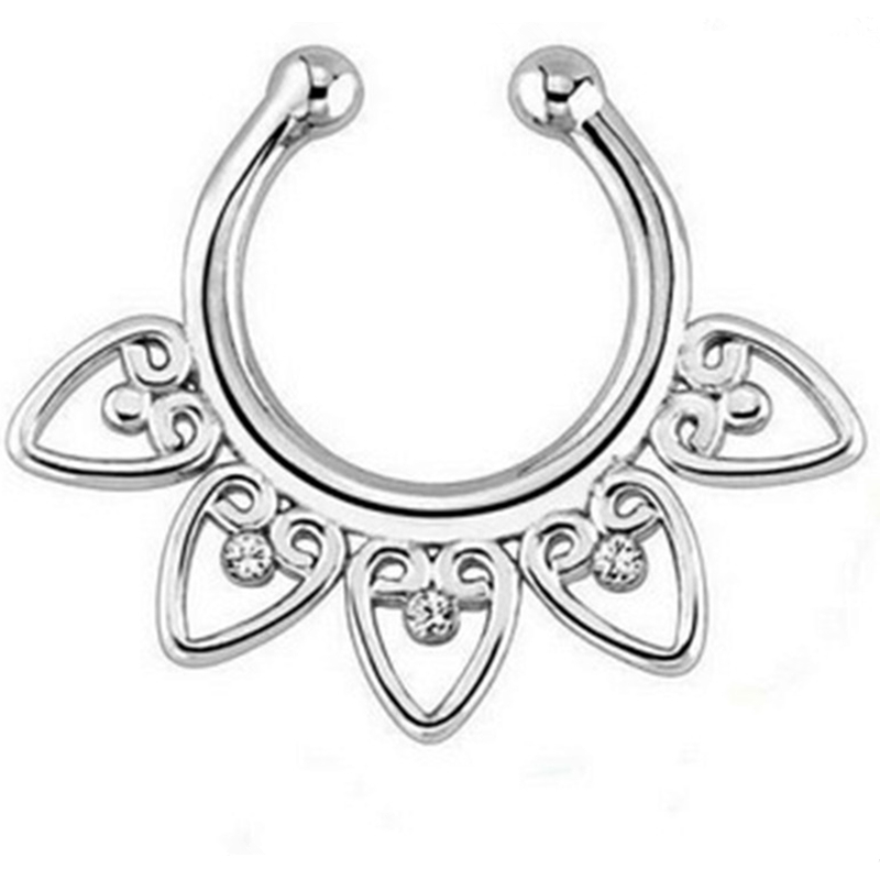 Hint kristal burun halkası kad - Body Jewelry Indian incelemesi ve fiyatı