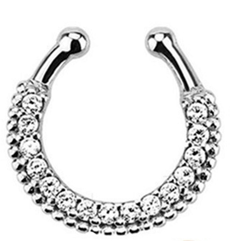 Hint kristal burun halkası kad - Body Jewelry Indian incelemesi ve fiyatı