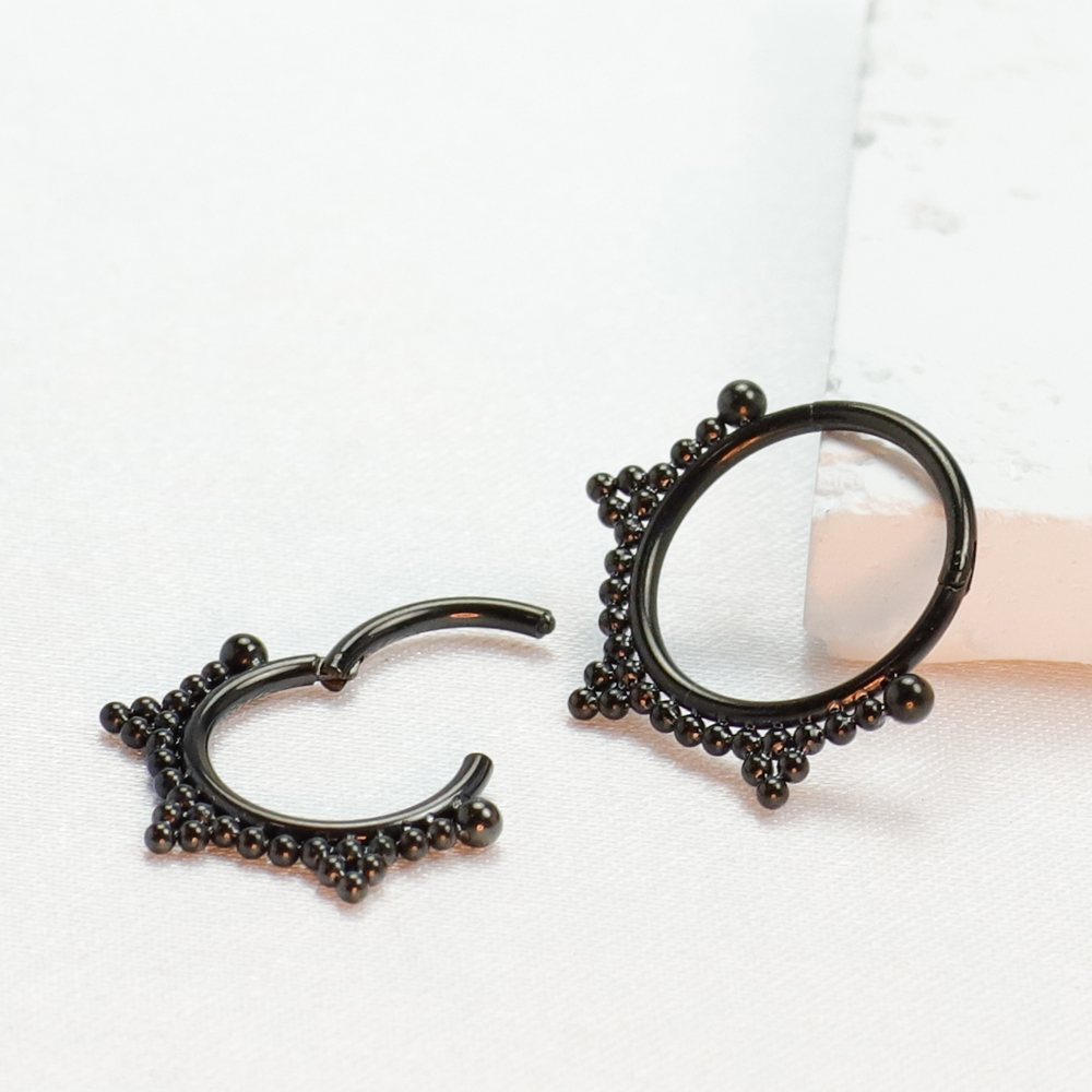 F136 Titanyum Piercing Siyah B - Body Jewelry Implant Grade Titanium incelemesi ve fiyatı