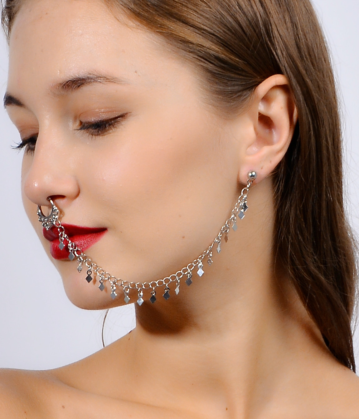 Burun halkalı anahtarlık, asıl - Body Jewelry Indian incelemesi ve fiyatı