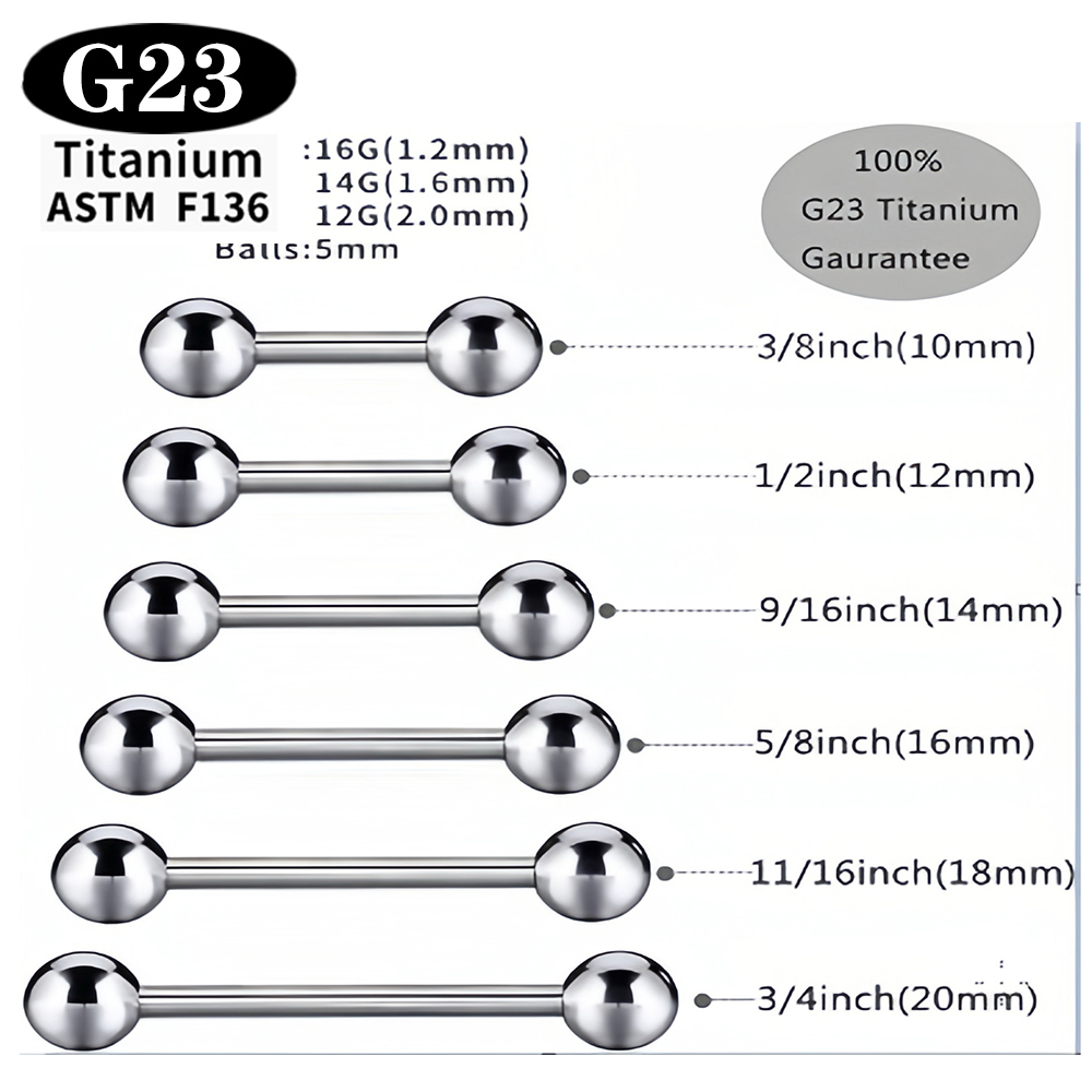 1/5/50 adet ASTM F136 implant  - Body Jewelry Implant Grade Titanium incelemesi ve fiyatı