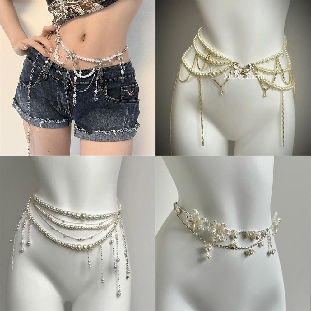 Moda Zarif İnci Bel Zincirleri - Qualiti Body Jewelry incelemesi ve fiyatı