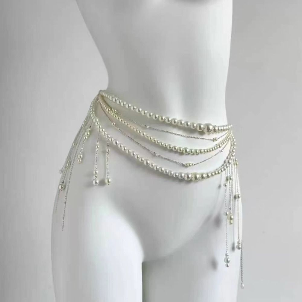 Moda Zarif İnci Bel Zincirleri - Qualiti Body Jewelry incelemesi ve fiyatı