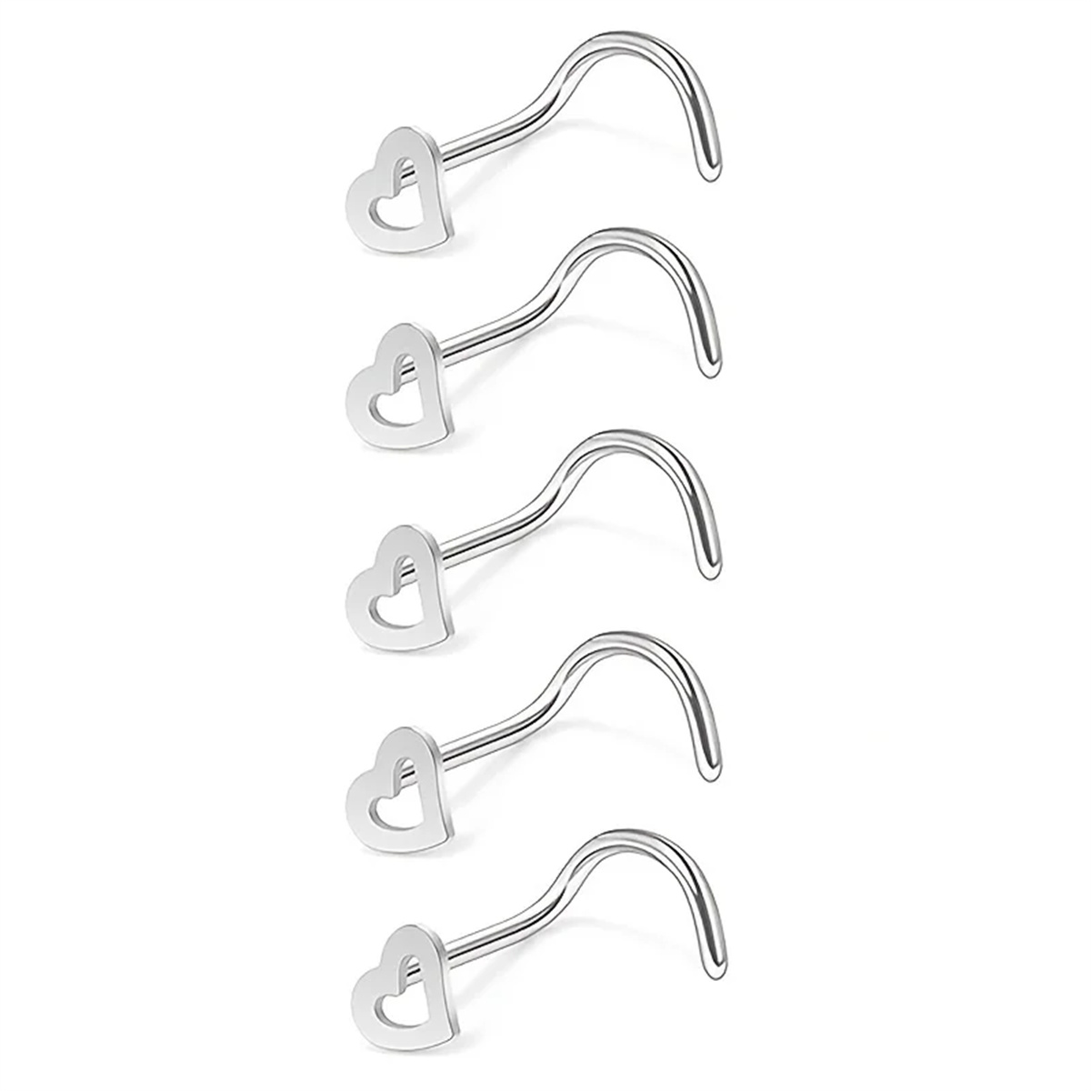EVISPOL 5 Adet Moda Hollow Kal - Body Jewelry Metal Types incelemesi ve fiyatı