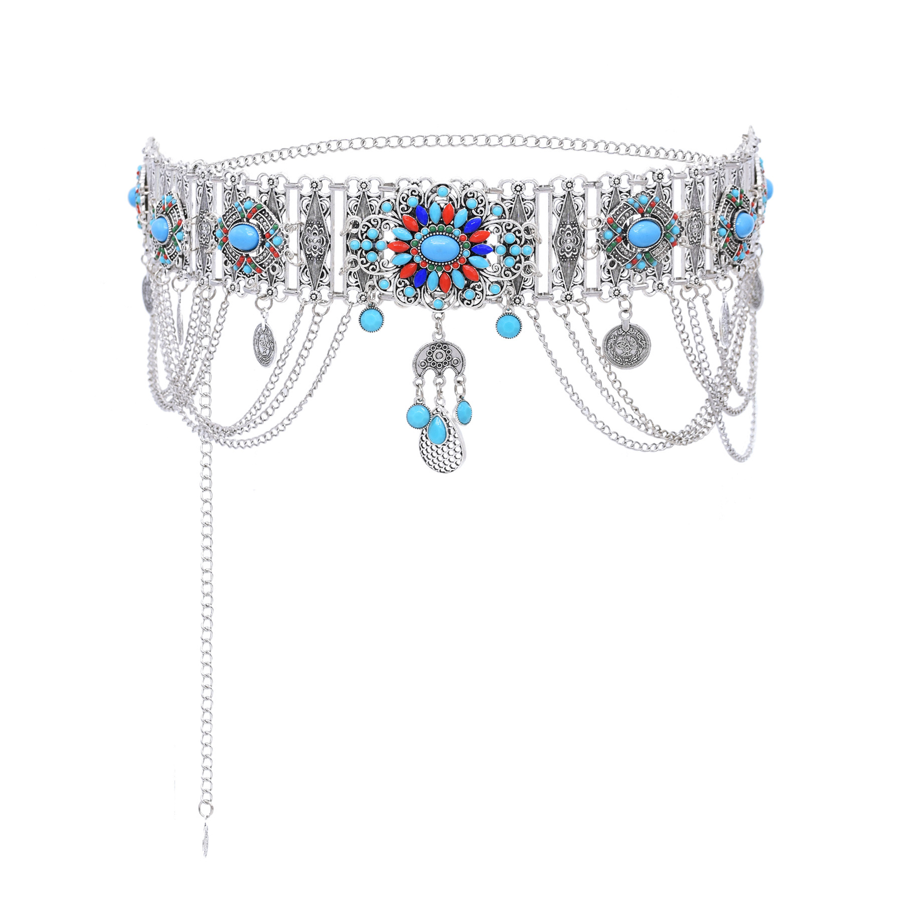 Siyah Mavi Akrilik Boncuklu Çi - Body Jewelry Indian incelemesi ve fiyatı
