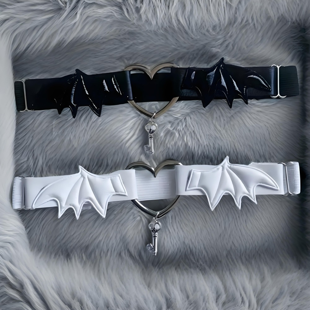 Gotik Harajuku Siyah Kalp Kana - Body Jewelry Bulk incelemesi ve fiyatı