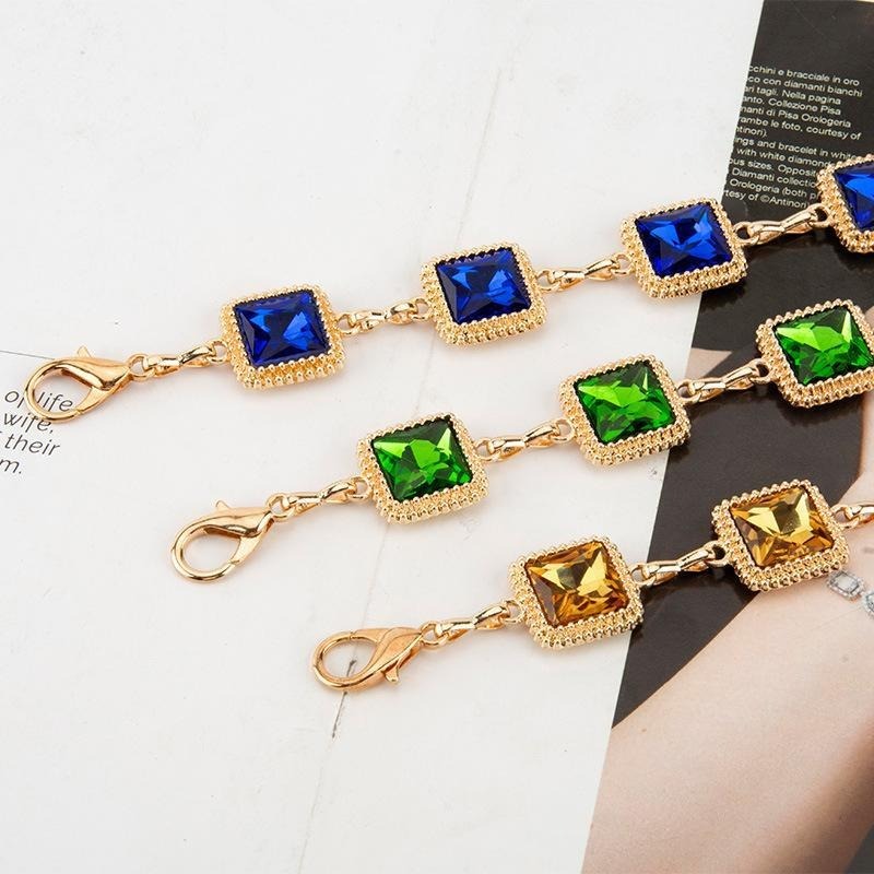 Retro Mavi Yeşil Sarı Elmas Me - Yellow Body Jewelry incelemesi ve fiyatı