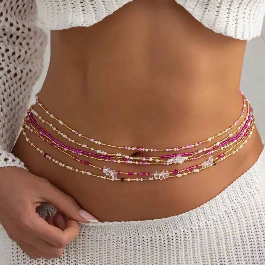 SHIXIN 6 Parça/Set Boho Renkli - Body Jewelry Chains incelemesi ve fiyatı