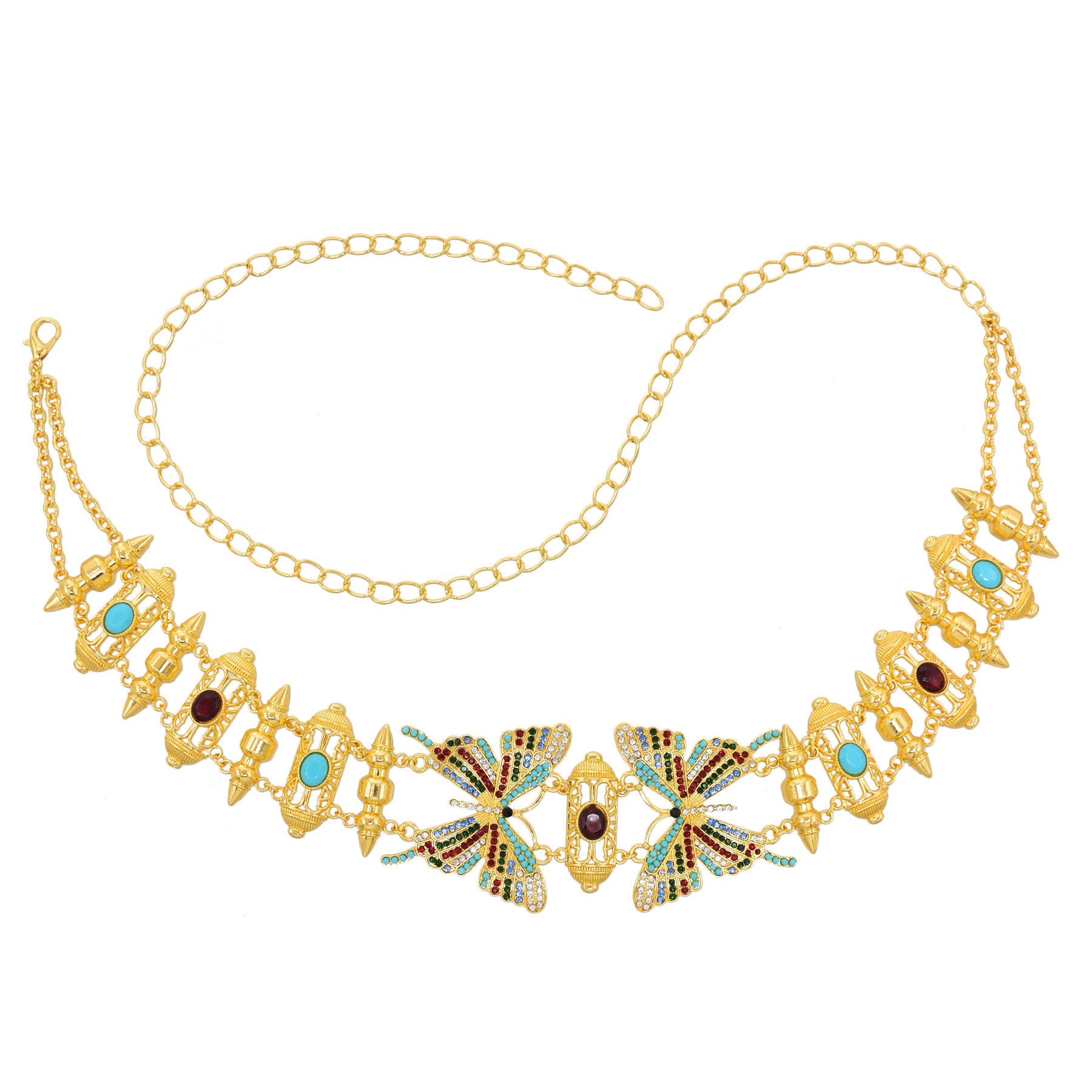 Moda Kelebek Bel Göbek Zincirl - Body Jewelry Indian incelemesi ve fiyatı